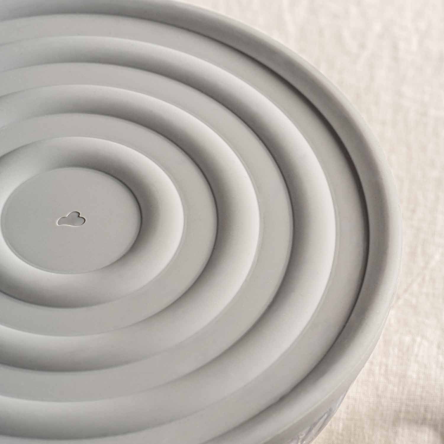 Silikondeckel CUCINA 28 cm grau