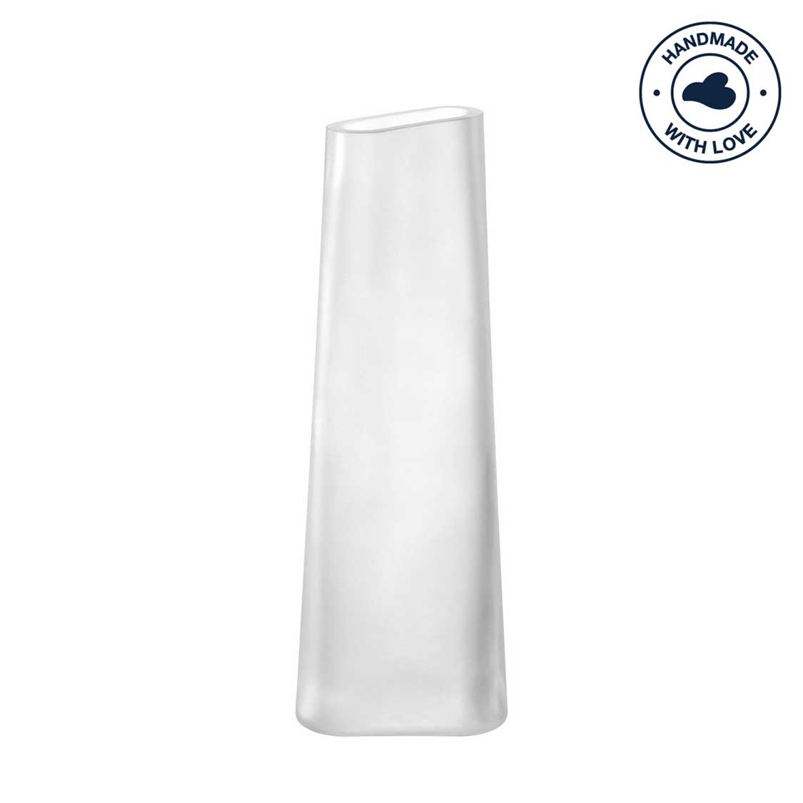 Vase TURNO 34 cm satiniert