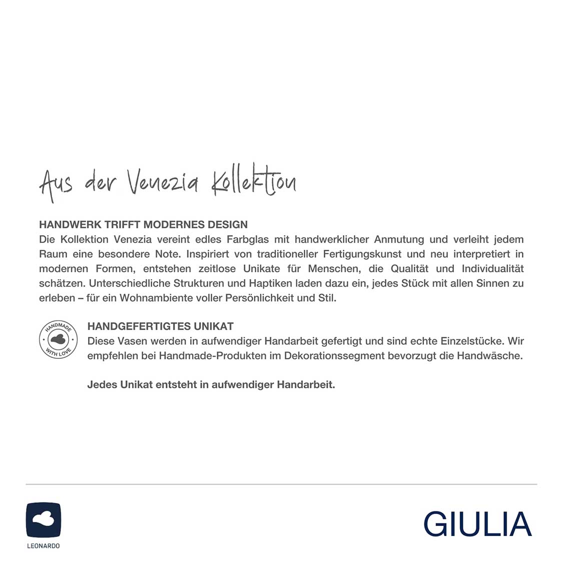 Tischlicht GIULIA 10 cm grau