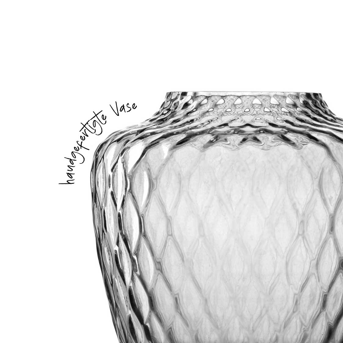 Vase GIULIA 11 cm grau