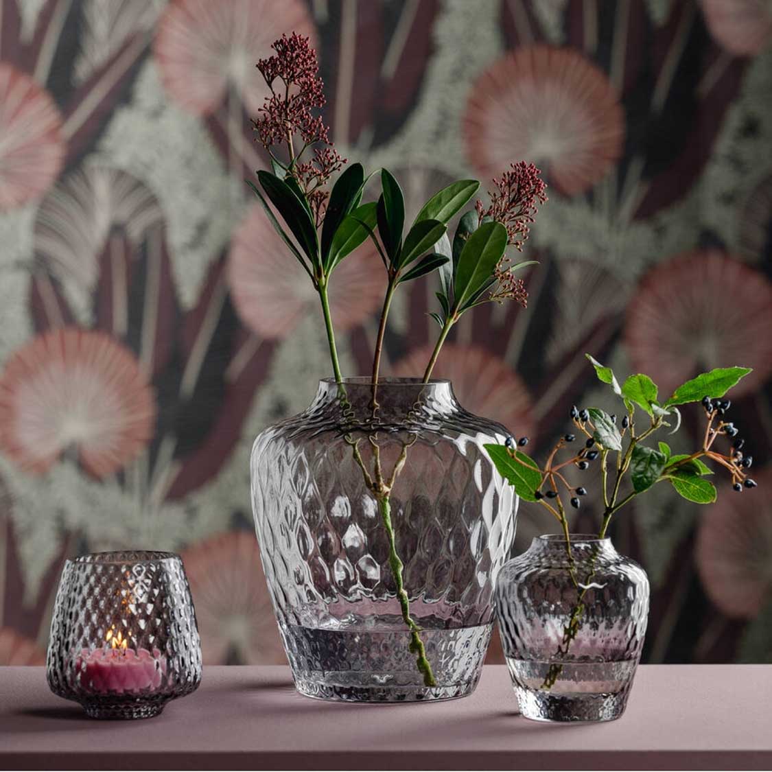 Vase GIULIA 11 cm grau