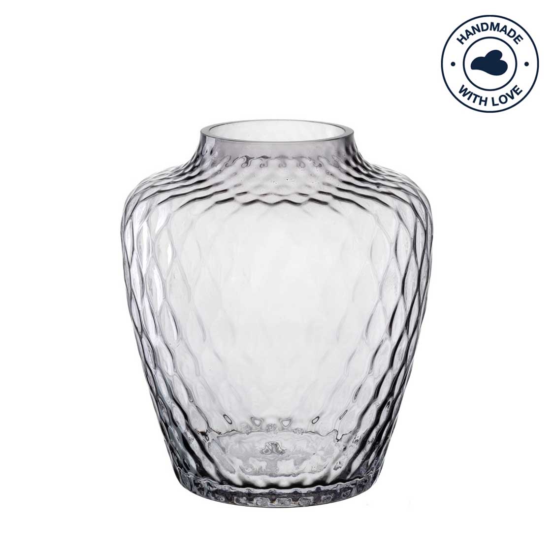Vase GIULIA 20 cm grau