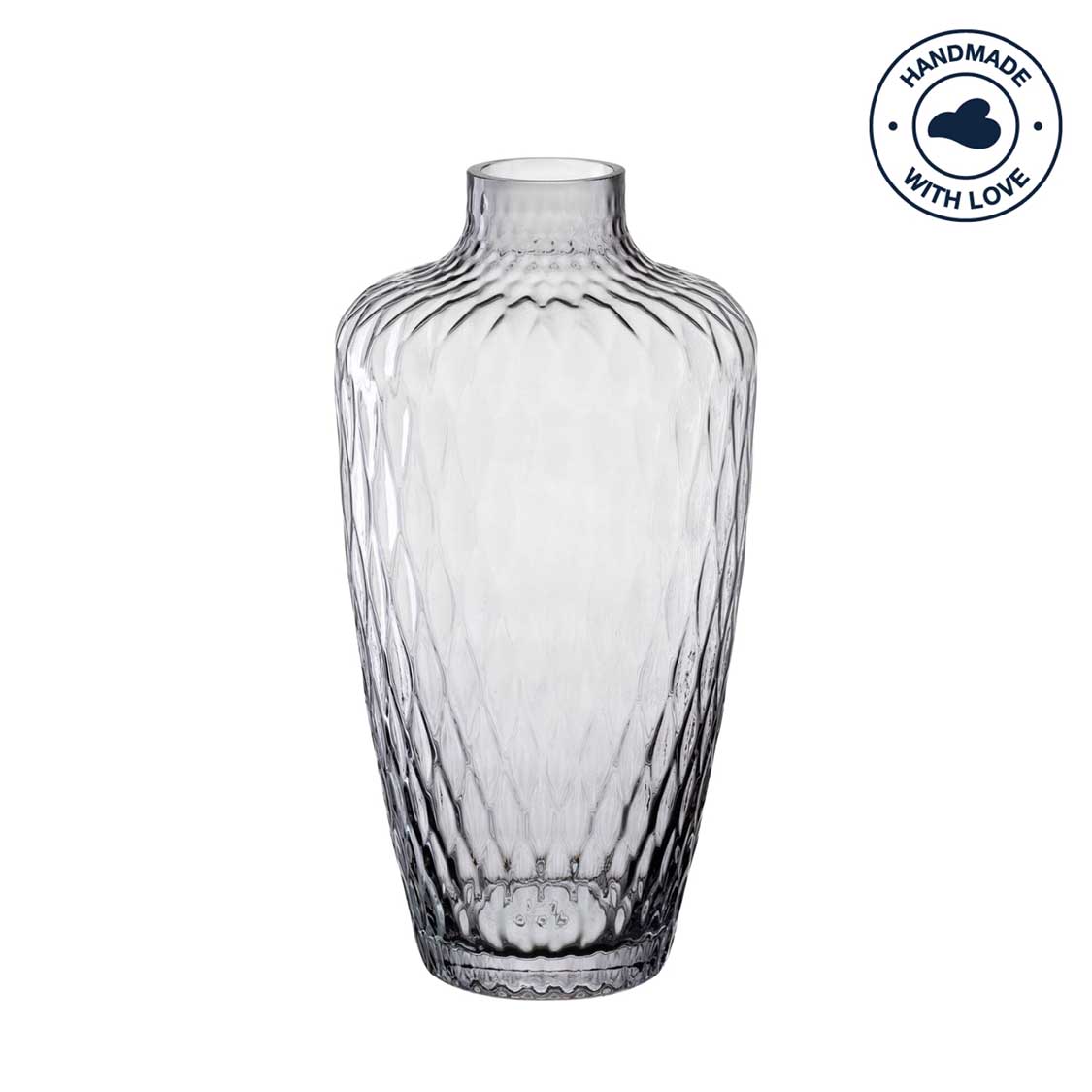 Vase GIULIA 28 cm grau