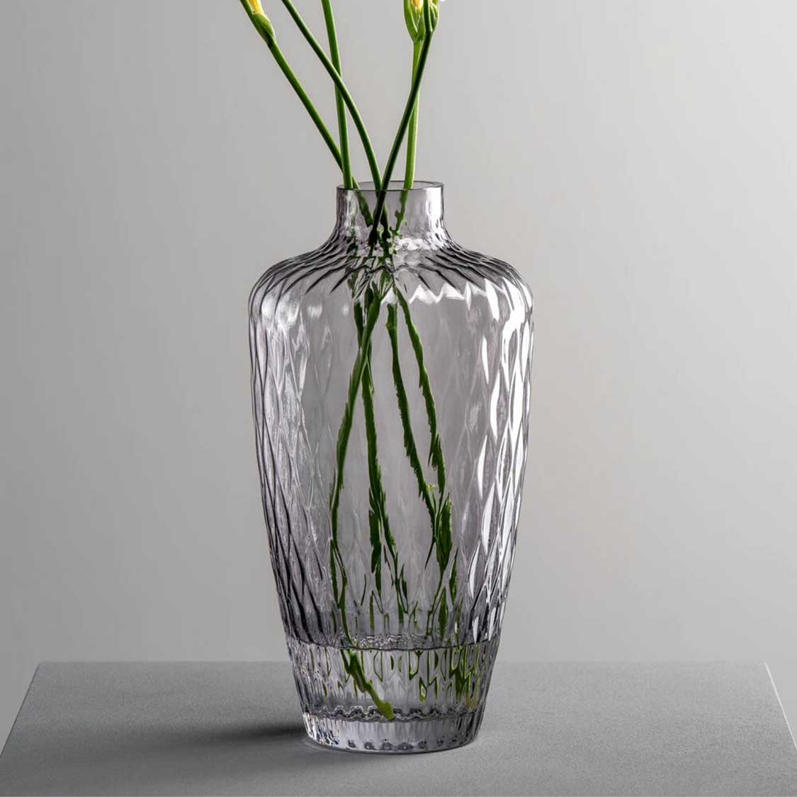 Vase GIULIA 28 cm grau