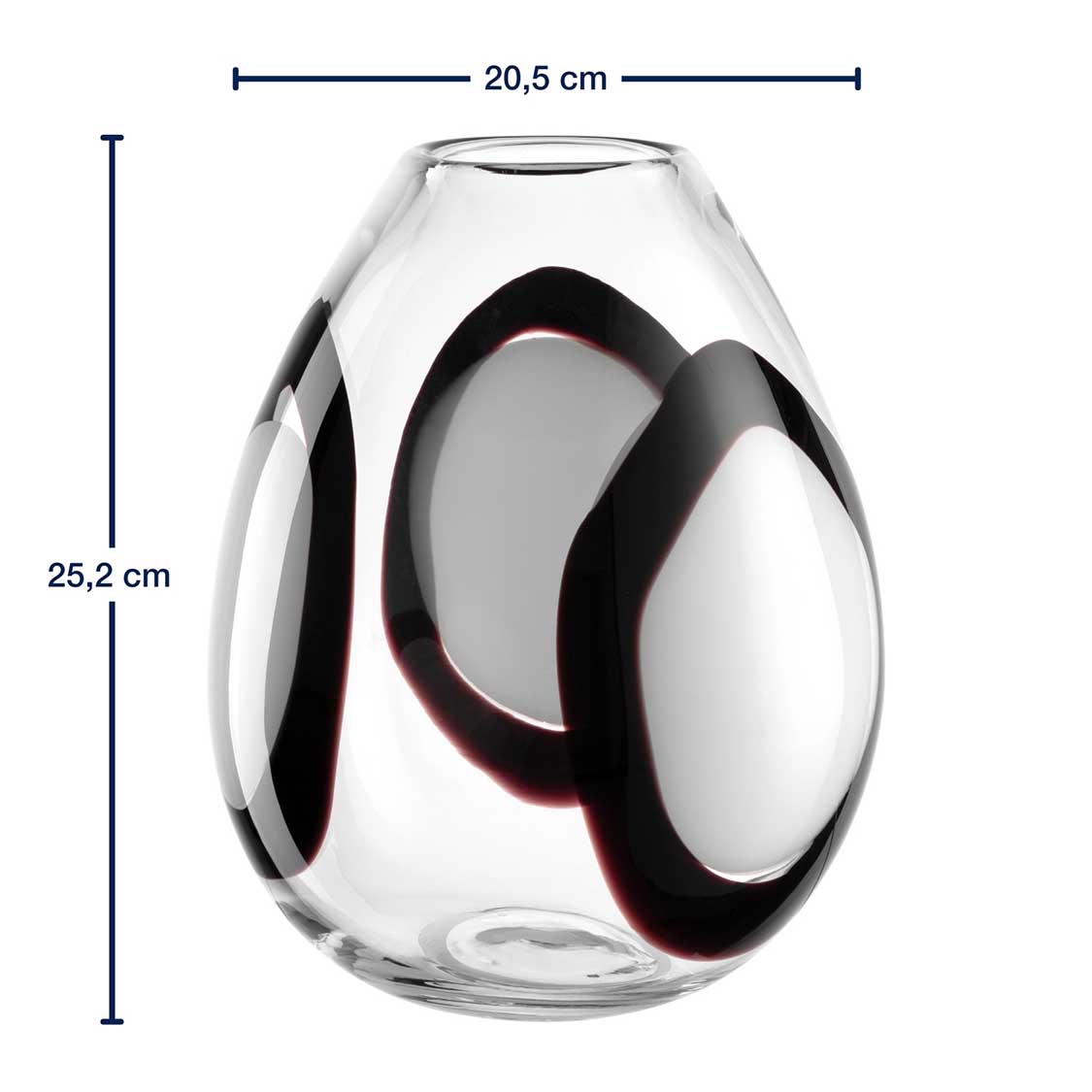 Vase OCCHI BIANCHI 25 cm