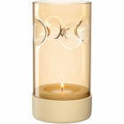 Tischlicht auf Sockel SOLE 19 cm gelb