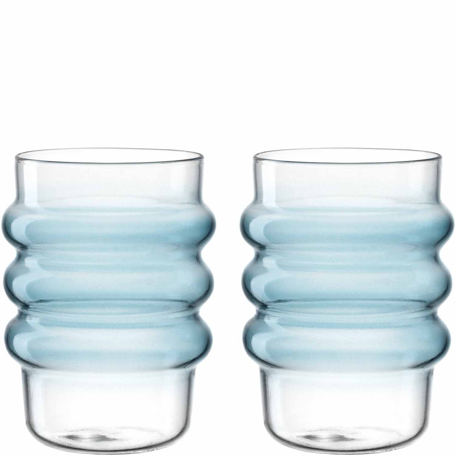 Trinkglas SOLE 440 ml blau 2er-Set