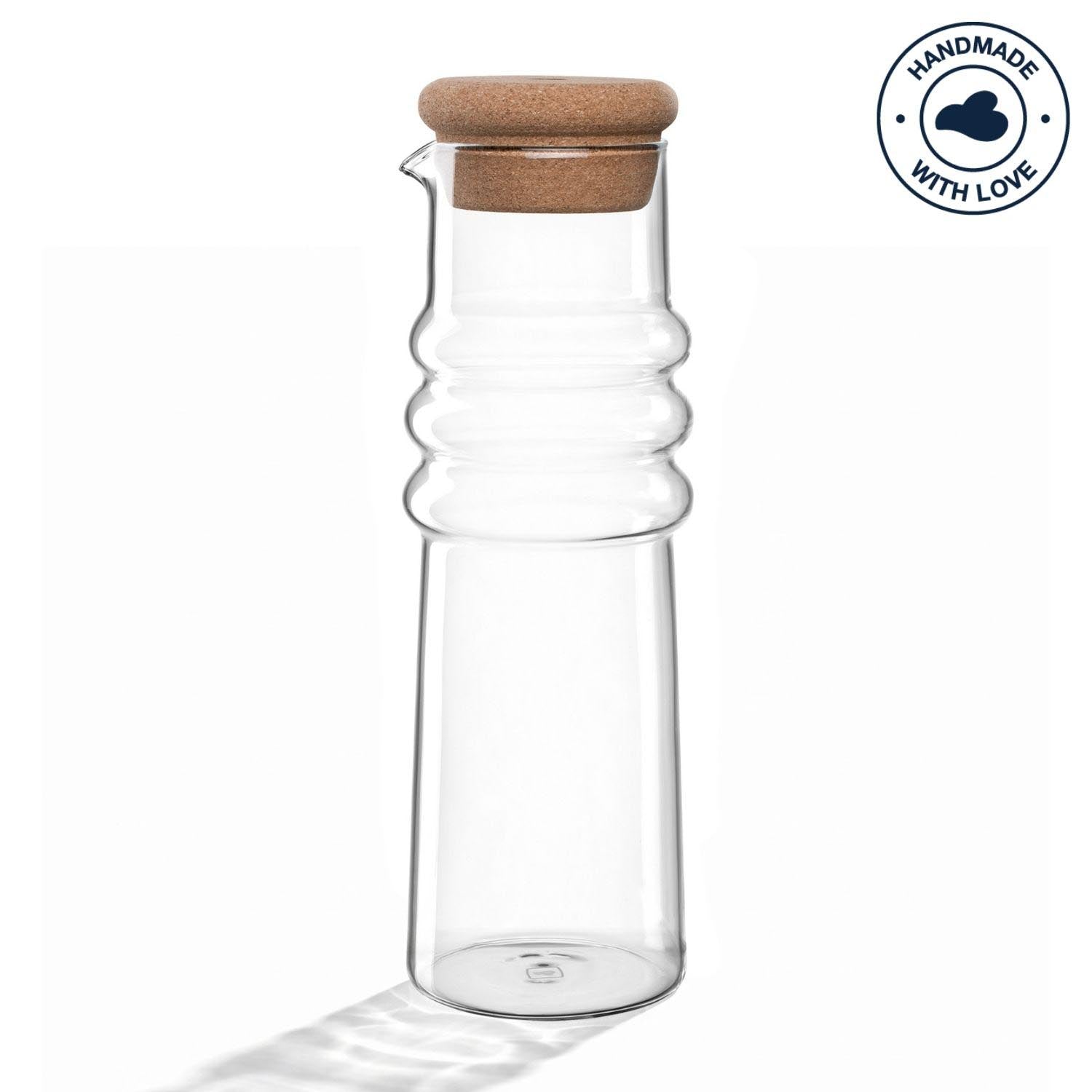 Karaffe SOLE 0,9 l mit Korkstopfen – LEONARDO
