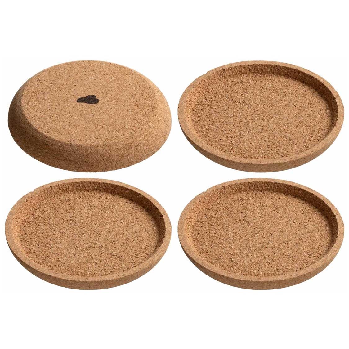 Korkuntersetzer GOCCE 9 cm 4er-Set – LEONARDO