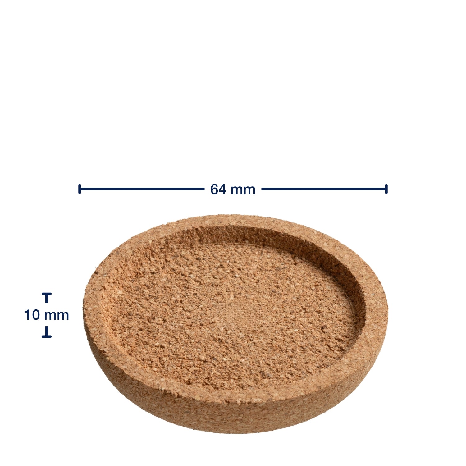 Korkuntersetzer GOCCE 6 cm 4er-Set