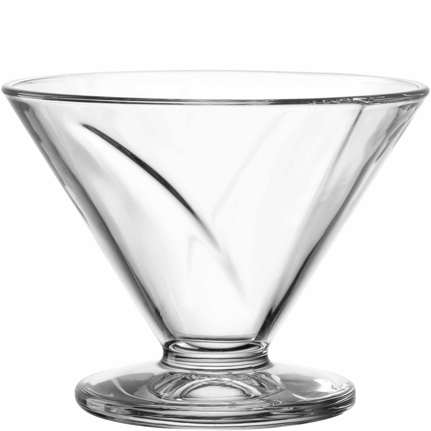Eisschale aus Glas CONO 270 ml 4er-Set
