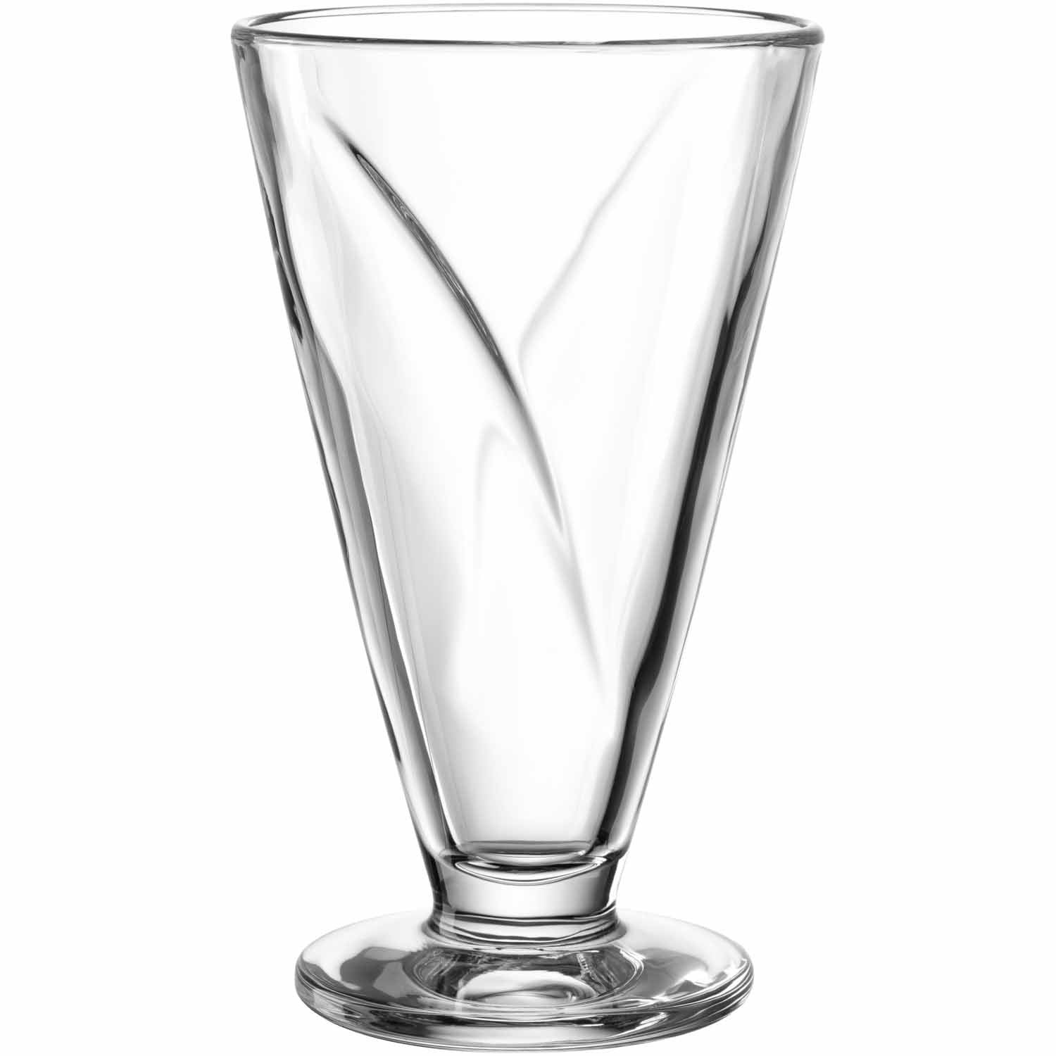 Eisbecher aus Glas CONO 360 ml 4er-Set