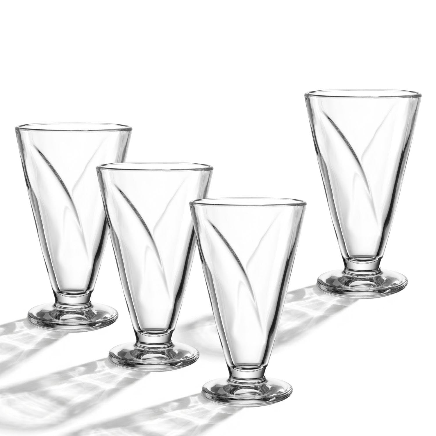 Eisbecher aus Glas CONO 360 ml 4er-Set – LEONARDO