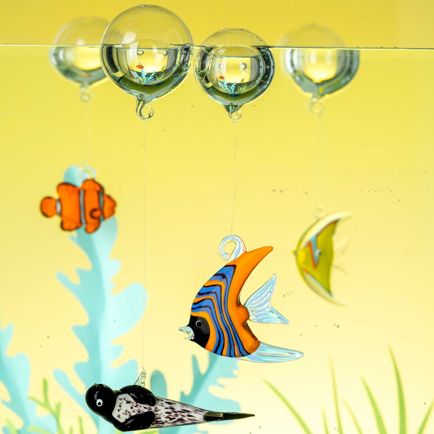 Clownfisch Delfin Fisch MARE 3er-Set