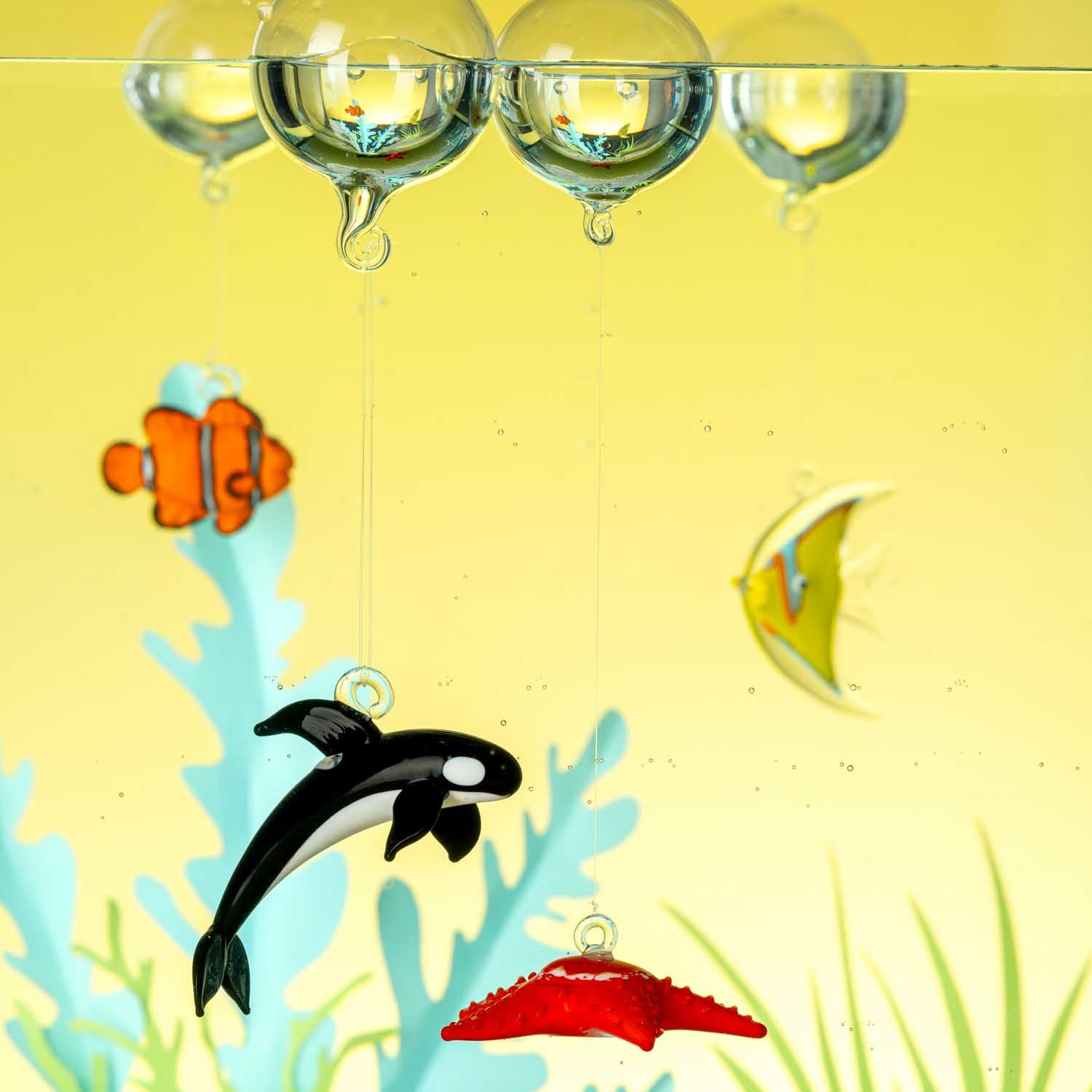 Clownfisch Delfin Fisch MARE 3er-Set