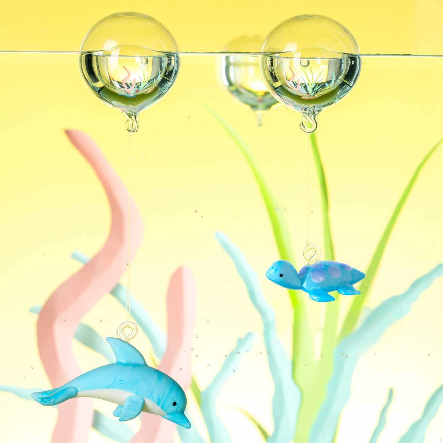 Clownfisch Delfin Fisch MARE 3er-Set