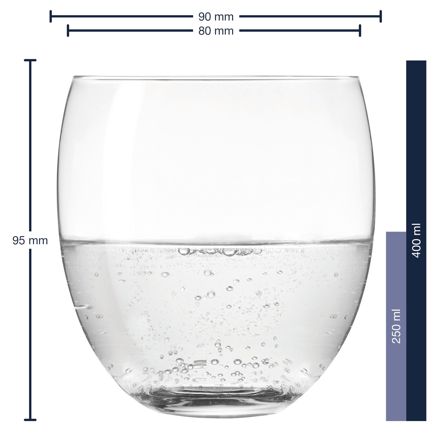 Trinkglas CHEERS 400 ml 6er-Set