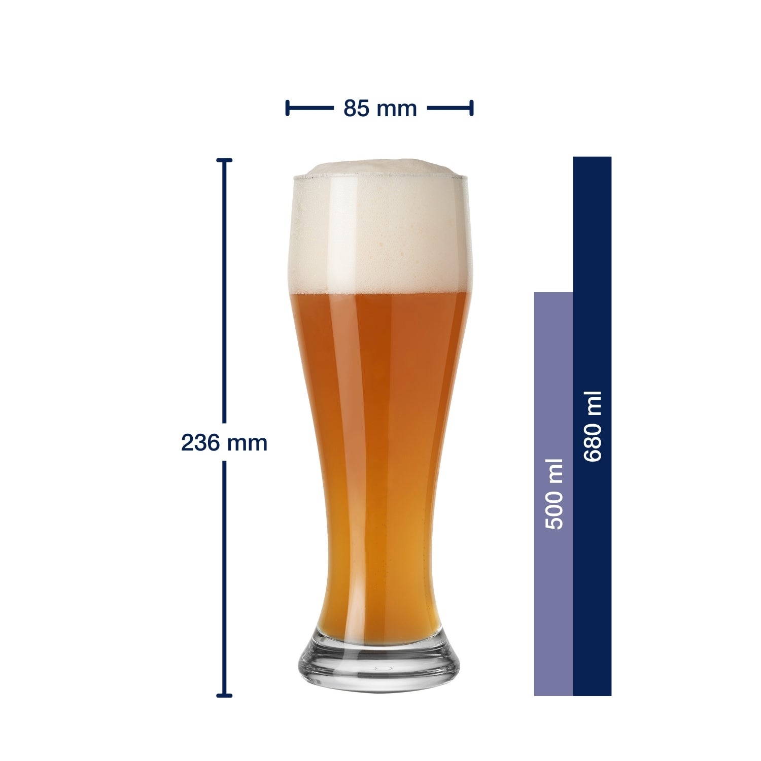 Weizenbierglas LIMITED EDITION 500 ml 6er-Set