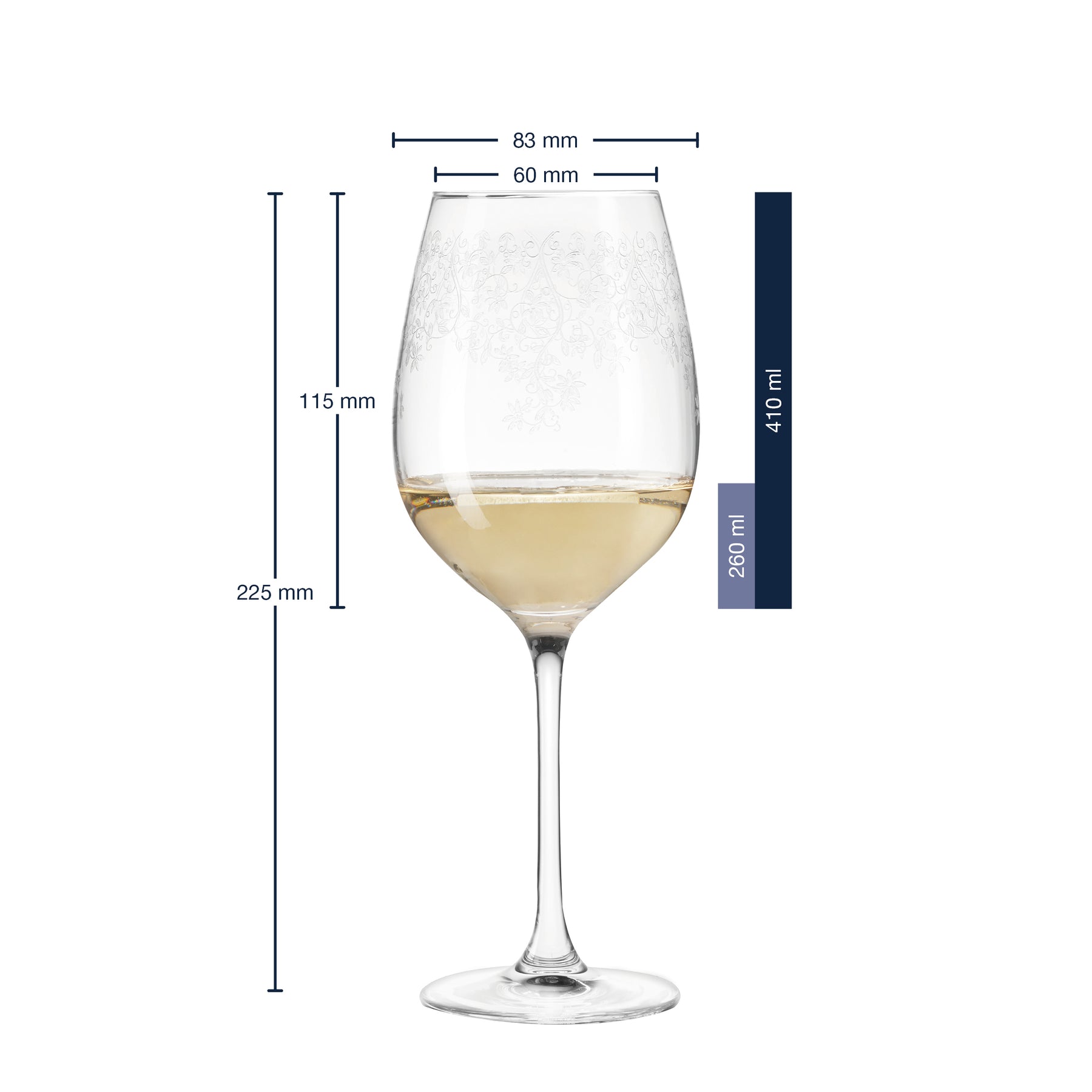 Weißweinglas CHATEAU 410 ml 6er-Set
