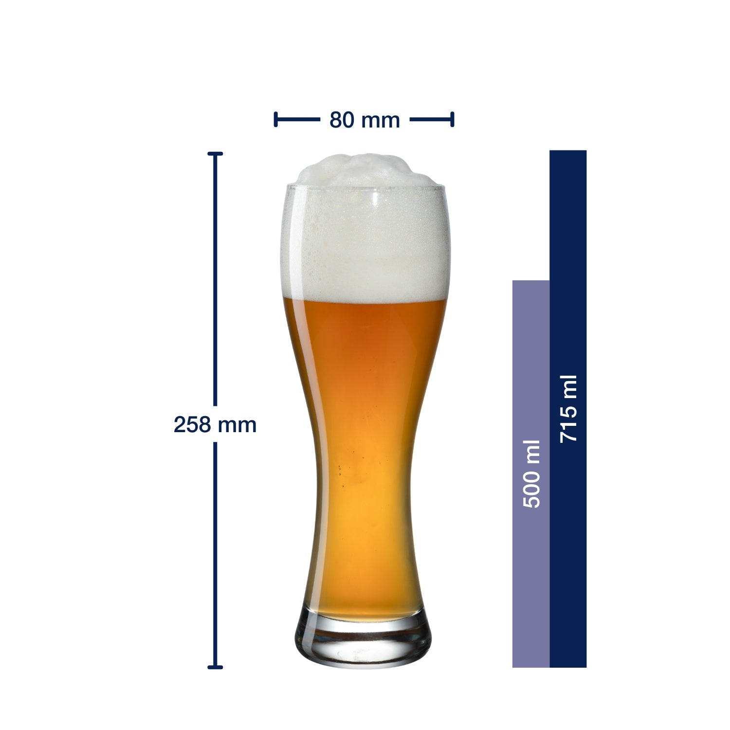 Weizenbiergläser MAXIMA 2er-Set 500 ml