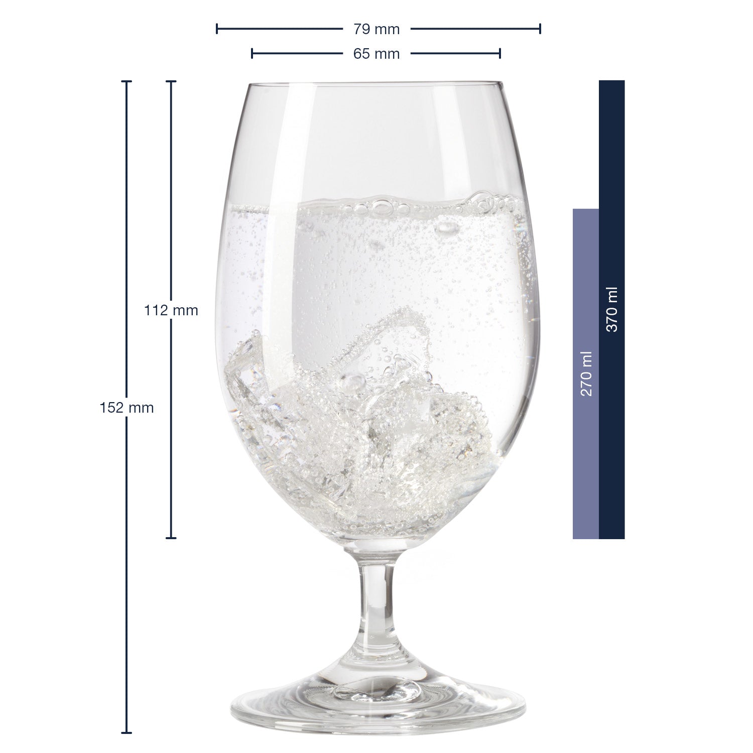 Wasserglas DAILY 370 ml 6er-Set