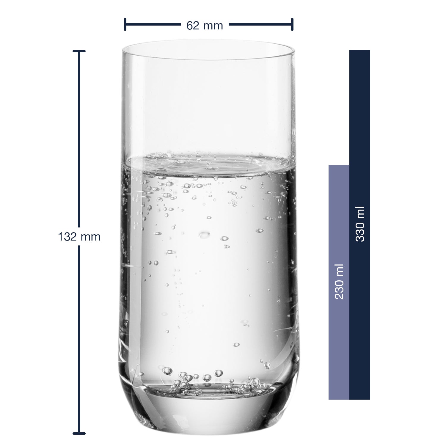 Trinkglas DAILY 330 ml 6er-Set