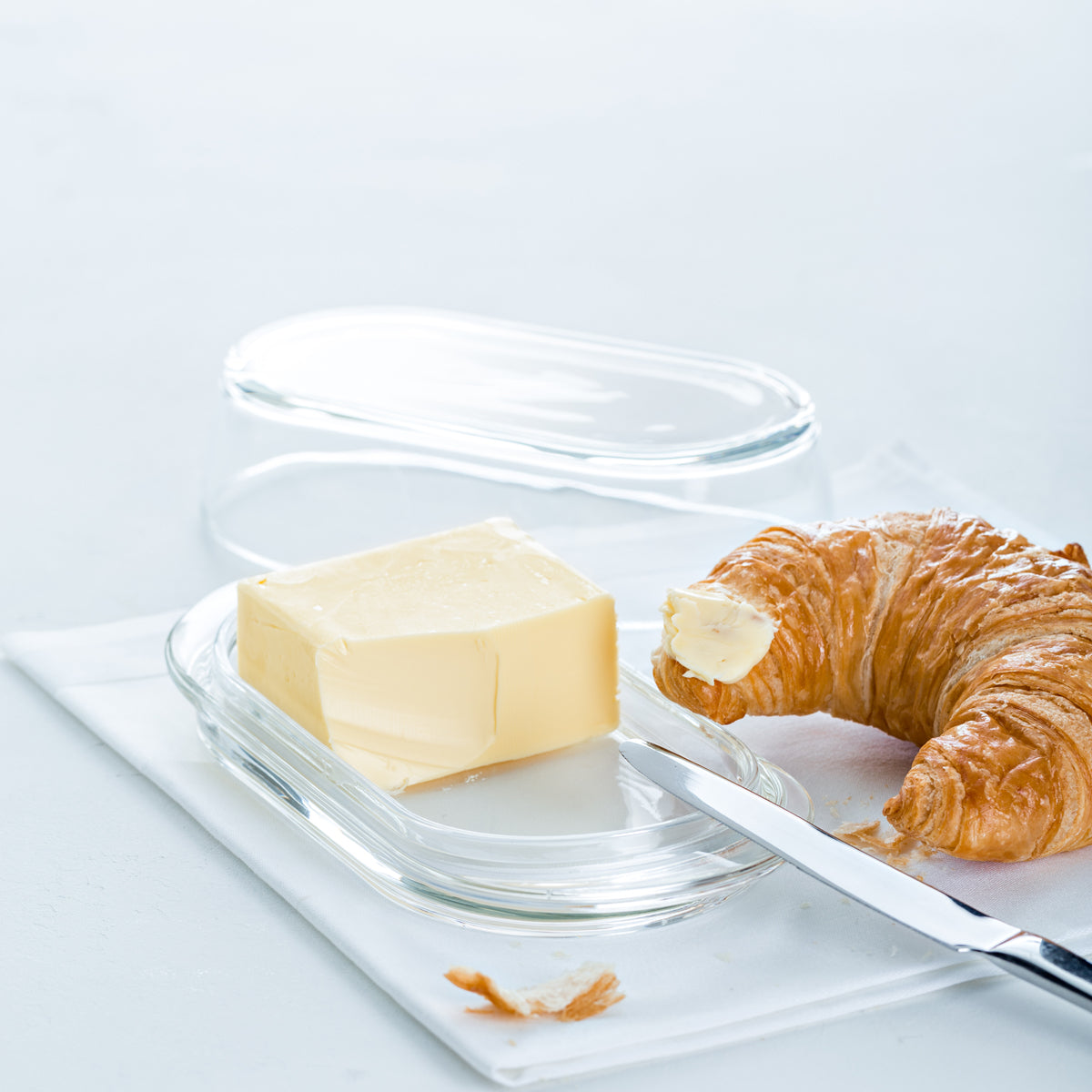 Butterdose CIAO aus Glas