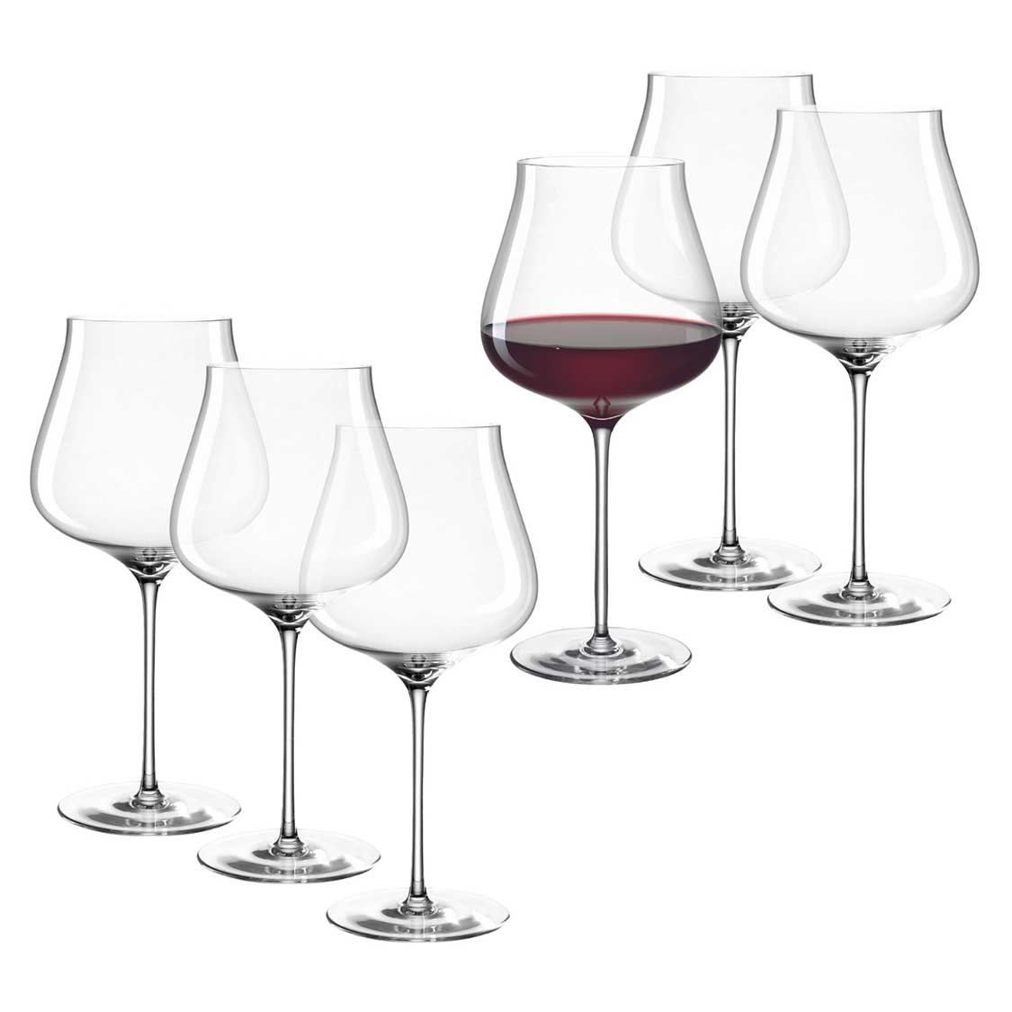 Burgunderglas BRUNELLI 770 ml 6er-Set – LEONARDO