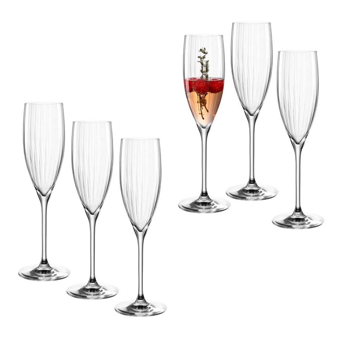 Sektglas POESIA 250 ml 6er-Set – LEONARDO