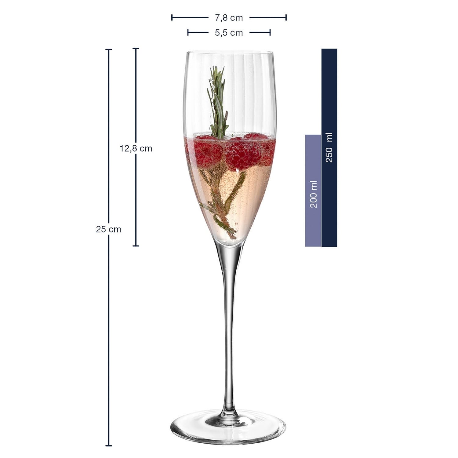 Sektglas POESIA 250 ml 6er-Set
