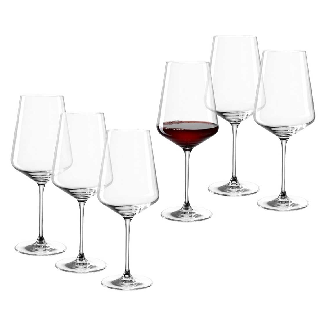 Rotweinglas PUCCINI 750 ml 6er-Set – LEONARDO