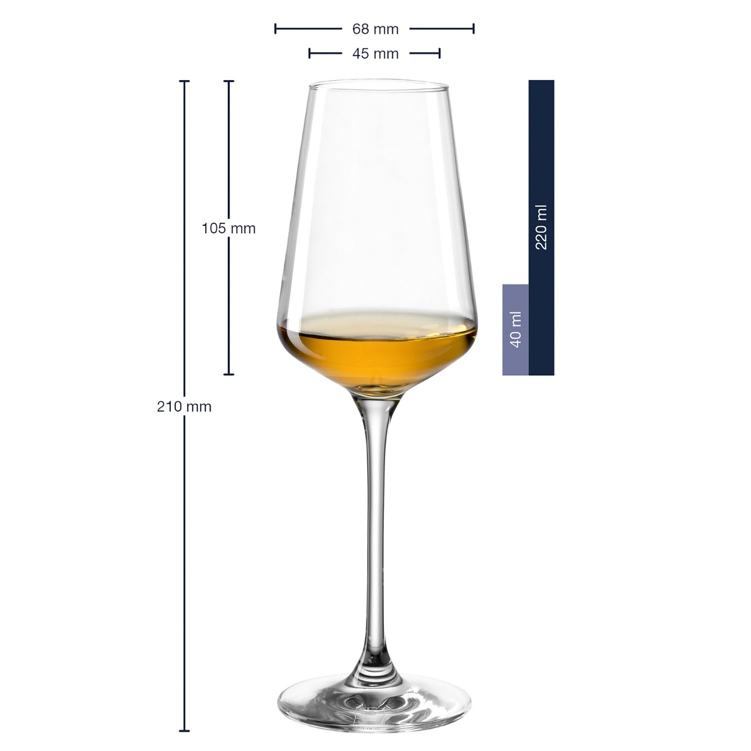 Digestifglas PUCCINI 220 ml 6er-Set