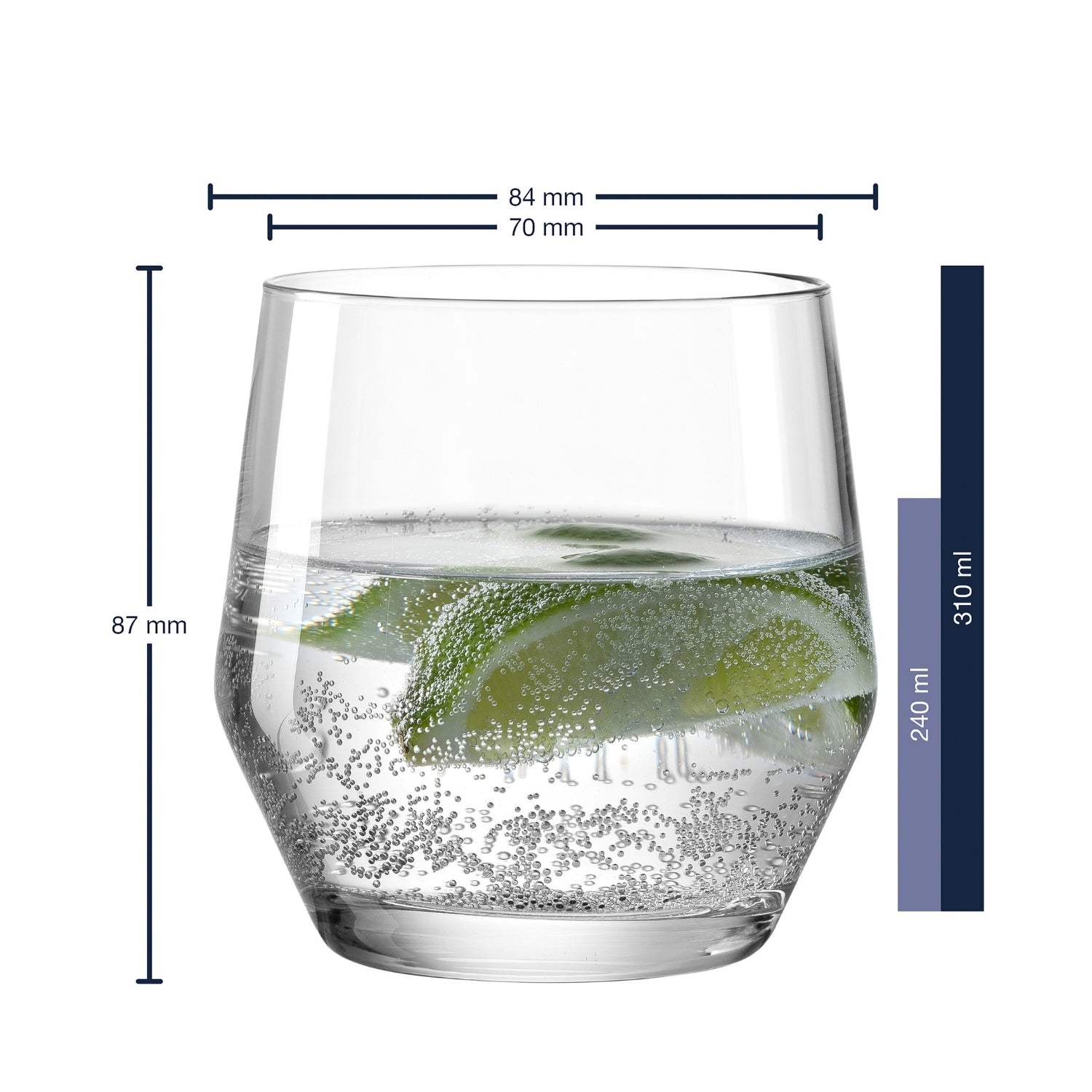 Trinkglas PUCCINI 310 ml 6er-Set