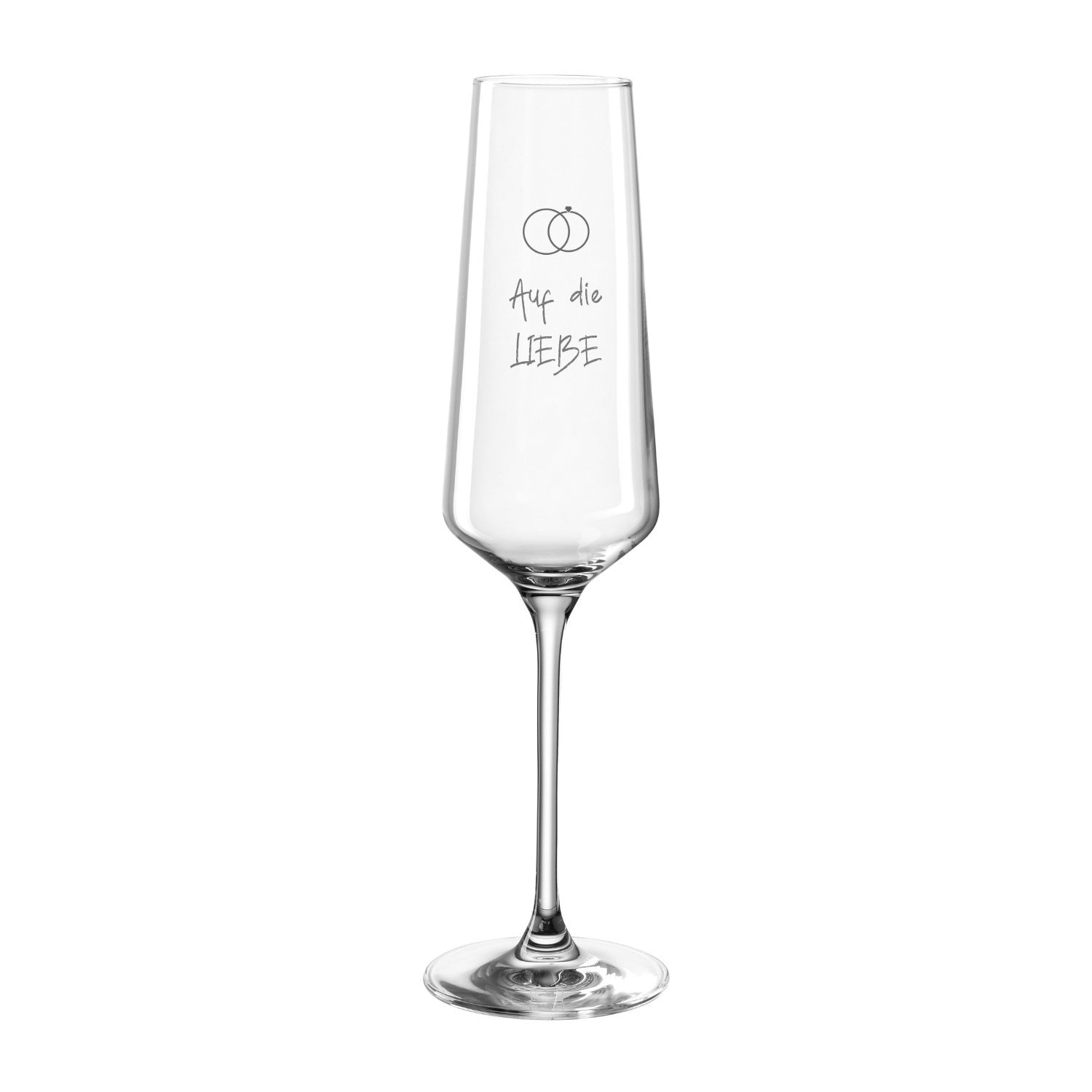 Sektglas PUCCINI 280 ml mit persönlicher Gravur – LEONARDO