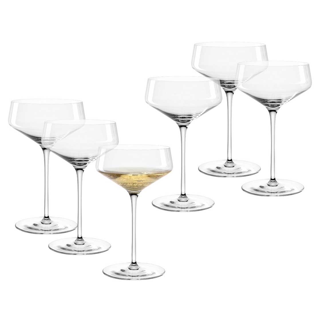 Champagnerschale PUCCINI 350 ml 6er-Set – LEONARDO