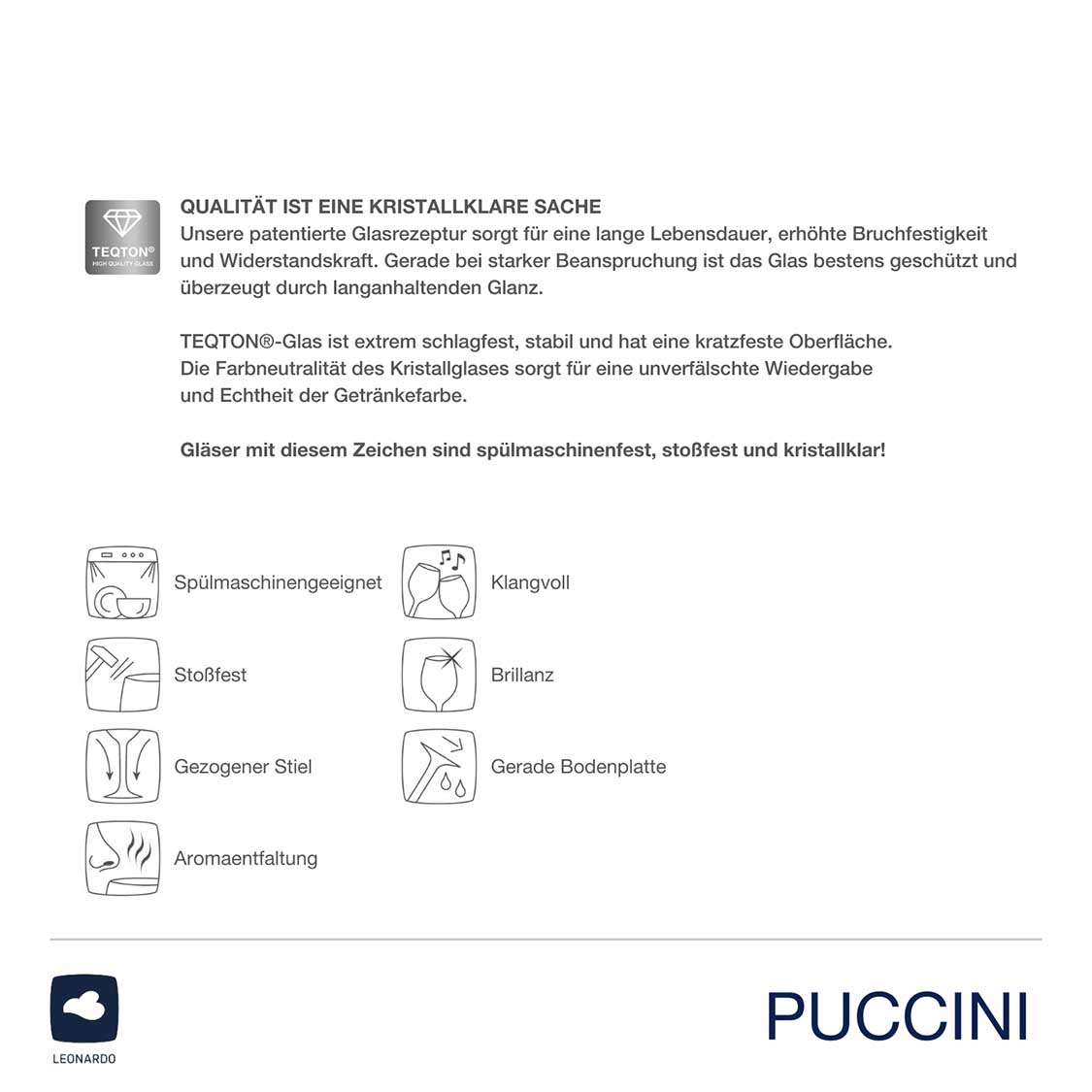 Weinglas PUCCINI 560 ml gold 2er-Set