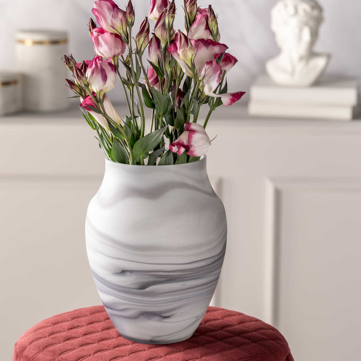 Vase POESIA 23 cm Marmoroptik