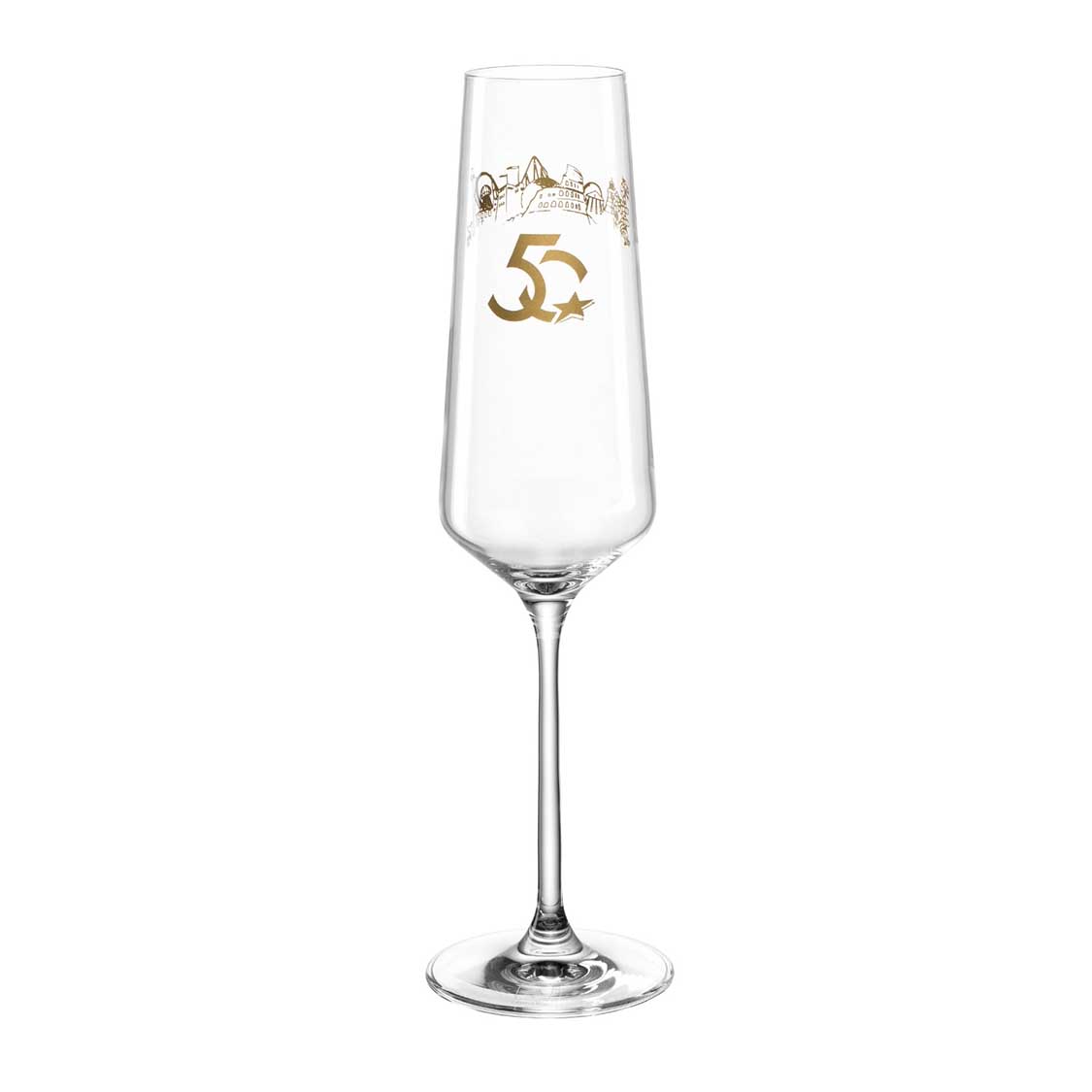 Sektglas Europa-Park Silhouette 50 Jahre 280 ml