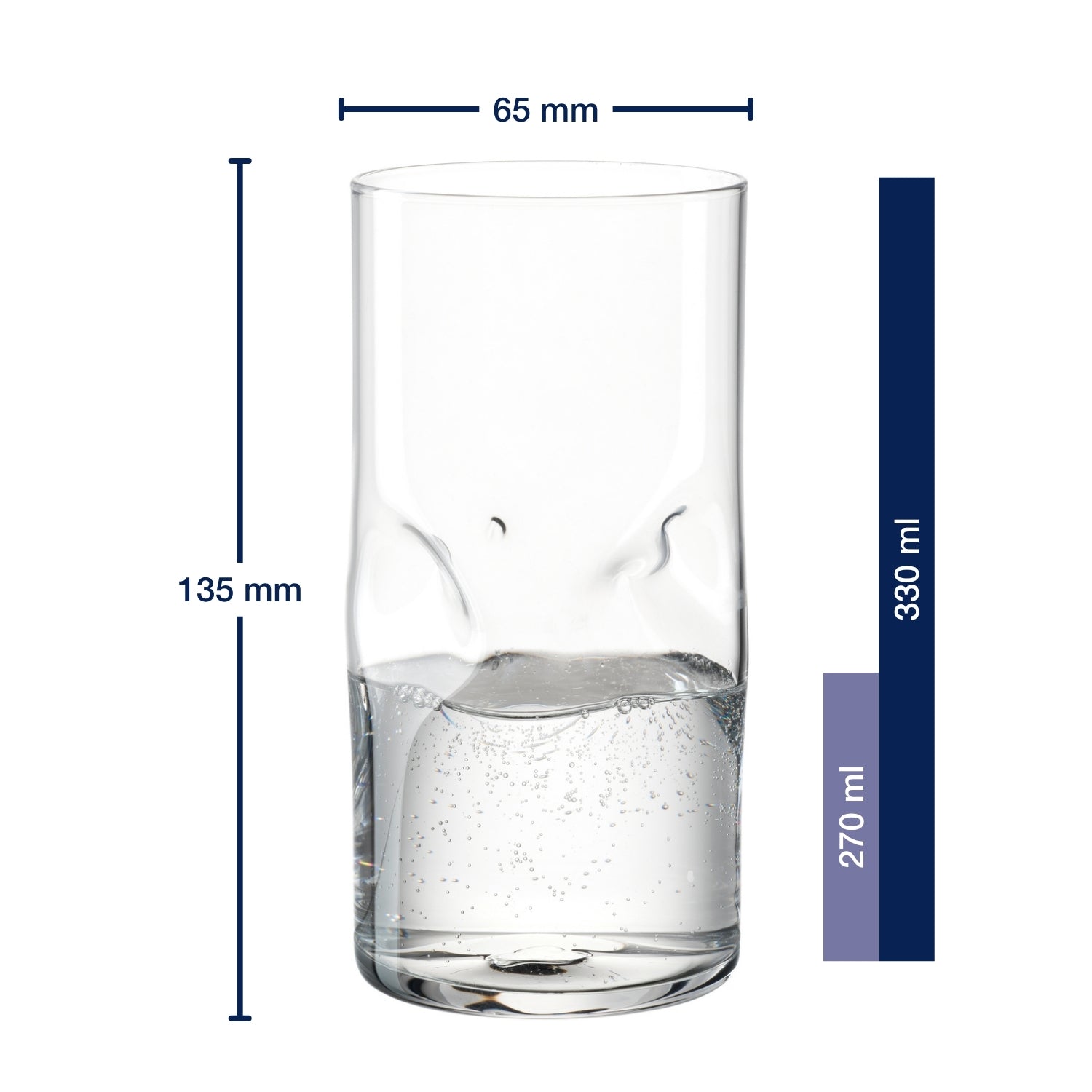 Trinkglas VESUVIO 330 ml 4er-Set