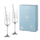 Sektglas Geschenkset PUCCINI 5-teilig 280 ml mit persönlicher Gravur