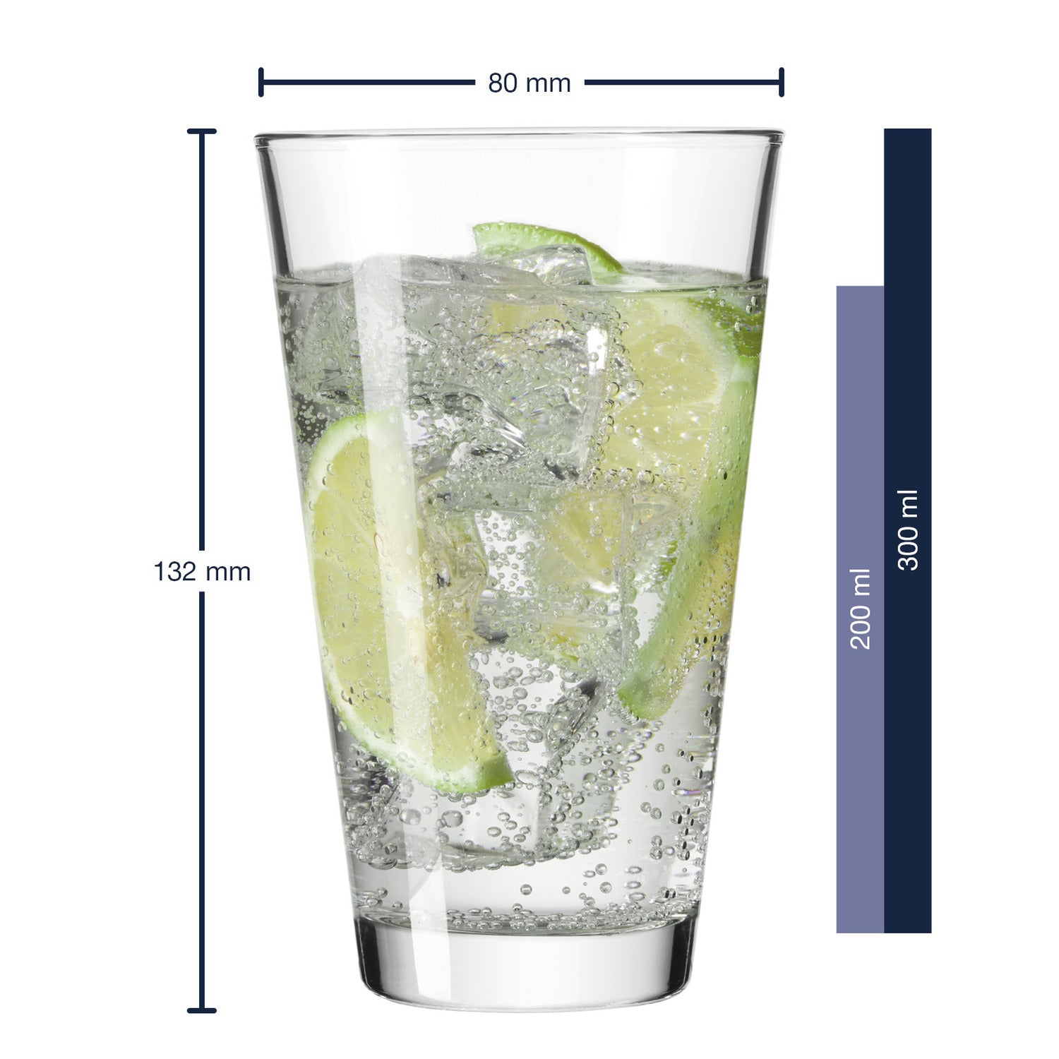 Trinkglas CIAO 300 ml mit persönlicher Gravur