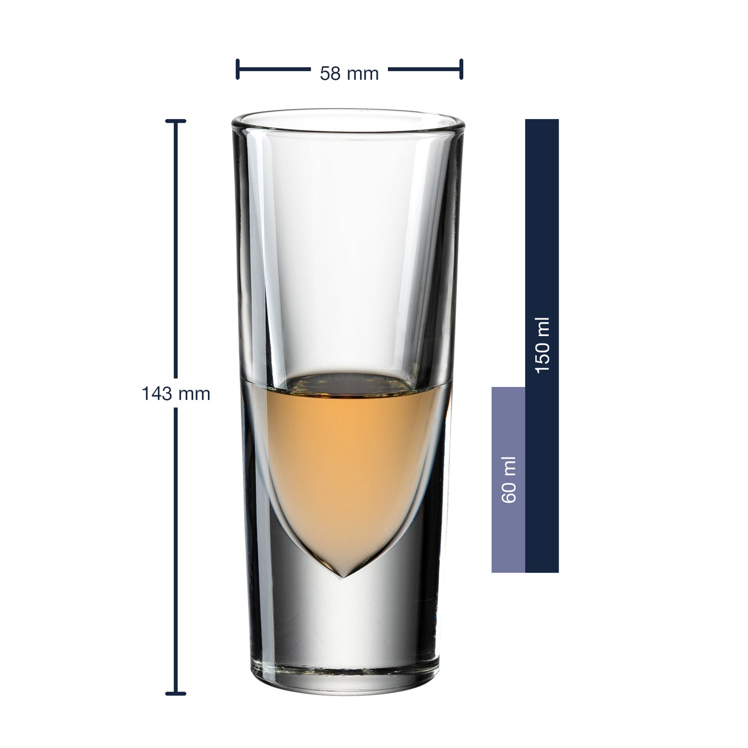 Grappa Becher GILLI 130 ml mit persönlicher Gravur