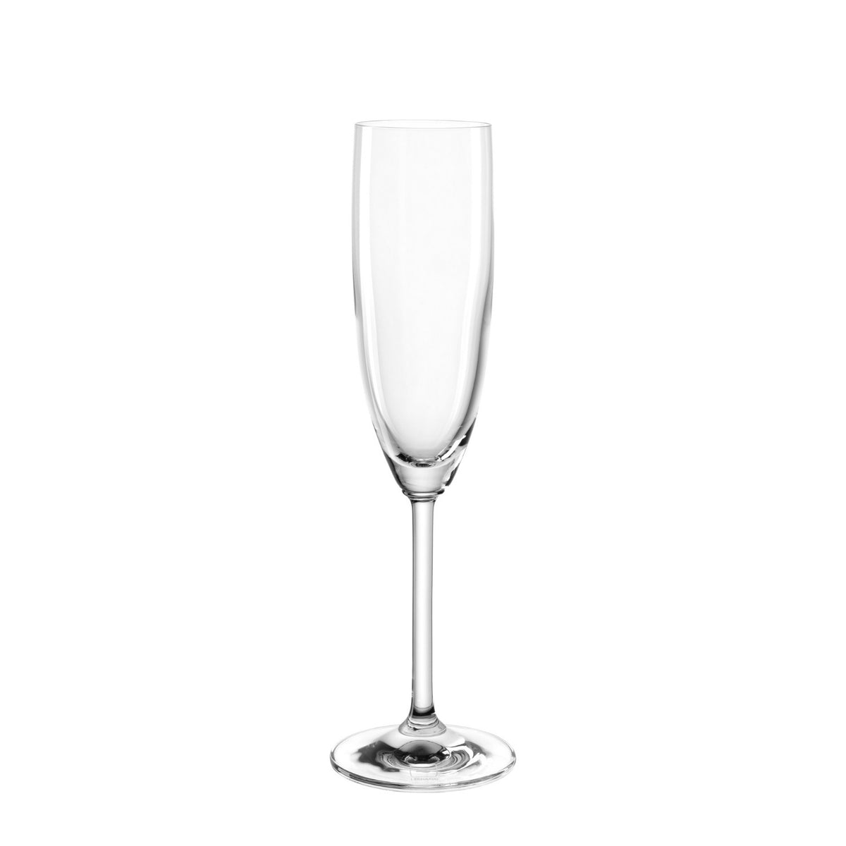 Sektglas DAILY 200 ml, klares Glas, schlanke Form vor weißem Hintergrund