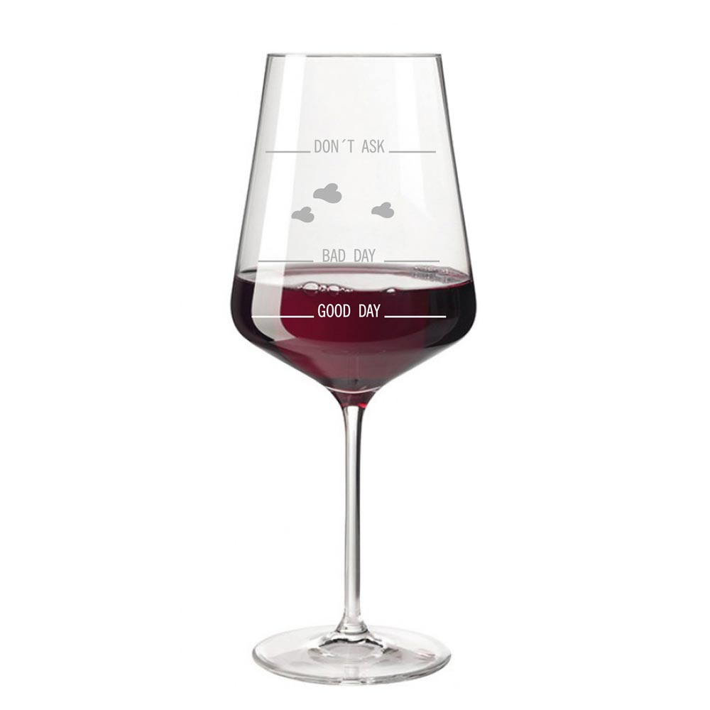 Rotweinglas PUCCINI 750 ml mit Stimmungs-Gravur – LEONARDO