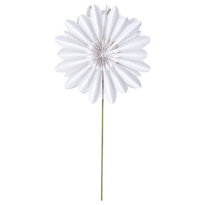 Papierblume OSTUNI 50 cm weiß auf Stab