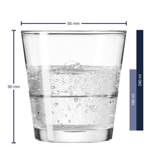 Trinkglas EVENT 6er-Set 280 ml