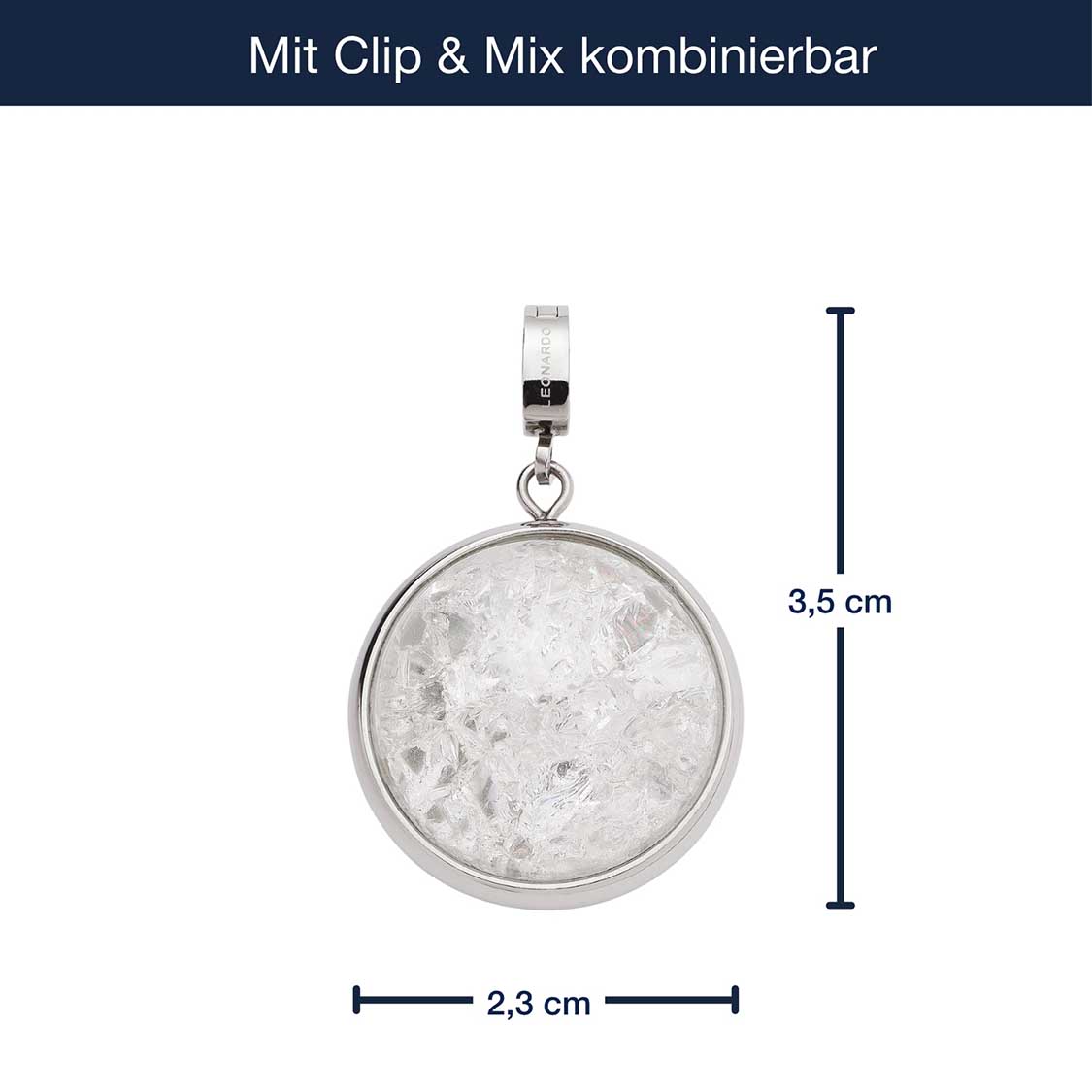 Anhänger SNOWBALL mit Maxi-Clip Clip & Mix