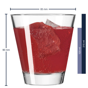 Trinkglas CIAO 215 ml 6er-Set