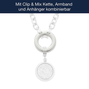 Edelstahlring klein flach