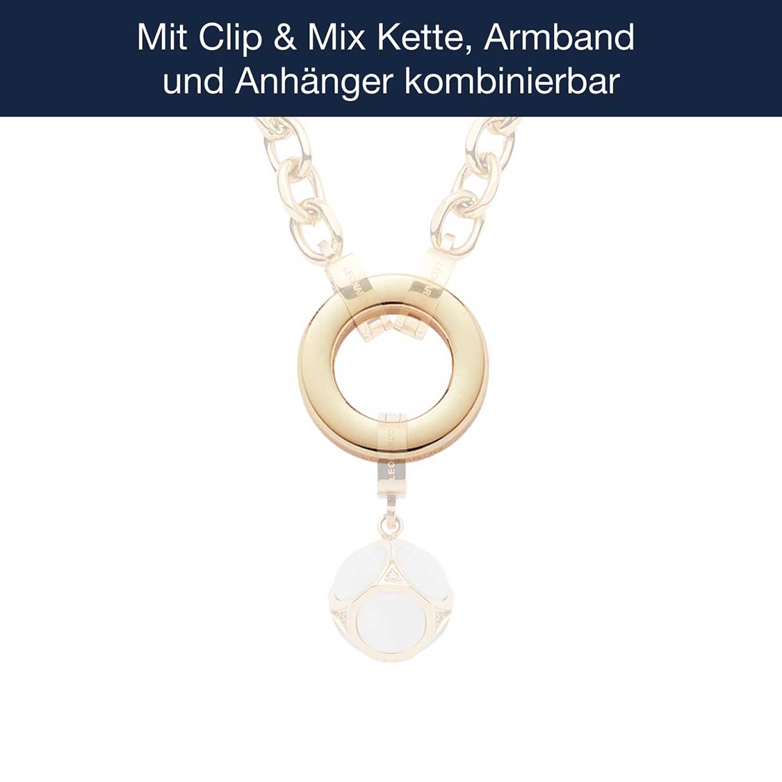 Edelstahlring gold klein flach